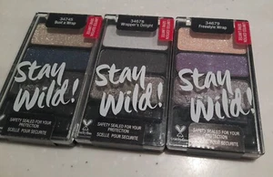 3 Wet N Wild Coloricon Stay Wild! Eyeshadow Trio Sealed - Limited Ed. Assorted - Picture 1 of 7