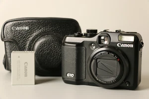 Canon PowerShot G10 14.7MP Compact Digital Camera Black with case from Japan - Picture 1 of 19
