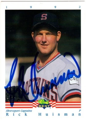 Rick Huisman Autograph 1992 Classic Best Minor League Auto Card GIANTS - Image 1 of 2