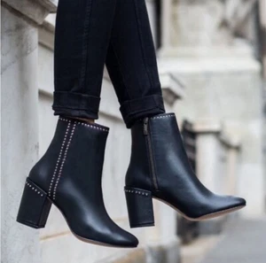 Stivaletto Thursday Boot Co nero con borchie Highline donna in pelle artigianale 8,5 - Foto 1 di 11