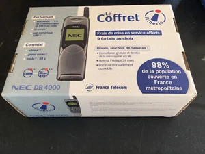 RARE COFFRET TELEPHONE GSM PORTABLE VINTAGE NEC DV 4000 Pliable Flip - Photo 1 sur 12