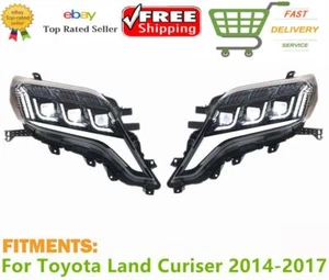 ✅LED Headlights Turn Front Lamp Assembly Set For Toyota Land Curiser 2014-2017 - Picture 1 of 6