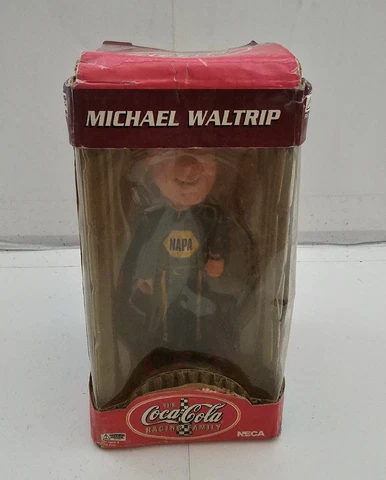 Michael Waltrip Coca Cola Racing Family Bobblehead NOS In Original Packaging Cover