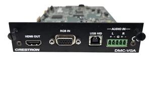 Crestron DMC-VGA DigitalMedia 8G+ Input Card HDMI VGA USB Audio Module - Picture 1 of 6