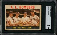 1964 Venezuela Topps 331 Roger Maris Mickey Mantle Al Kaline SGC 1 VENEZUELAN