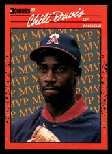 1990 Donruss Chili Davis #BC-20 California Angels