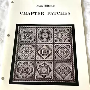 Jean Hilton's Chapter Patches Needlepoint Booklet 1993 Eleven Designs 46 Pages - Picture 1 of 5