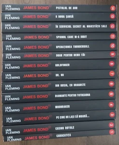 Romanian book JAMES BOND 007 by Ian Fleming 14 vol. - Picture 1 of 5