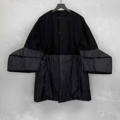 NUEVO Abrigo Rick Owens Brillo F/W 2017 Negro Meduse Medusa Para Mujer EE. UU. 8, IT 44 Foto 1 de 4