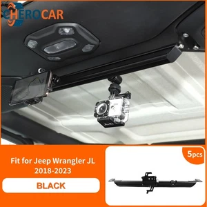 Top Overhead Phone & Camera Holder Stand For Jeep Wrangler JL JT 18+ Accessories - Picture 1 of 16