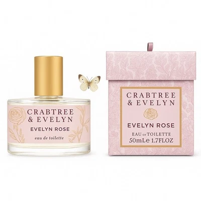 Crabtree & Evelyn Evelyn Rose Eau De Toilette perfume spray 1,7 fl oz - Imagem 1 de 4