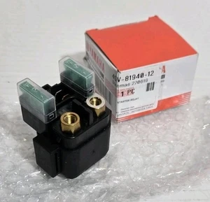 NEW 4SV-81940-12-00 YAMAHA STARTER RELAY SOLENOID YXR YFM VMX YZF FZ6R - Picture 1 of 3