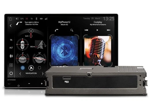 Zenec Z-N1000 | zweiteiliges Bildschirm Radio Bildschirm Radio getrennt 9" Apple