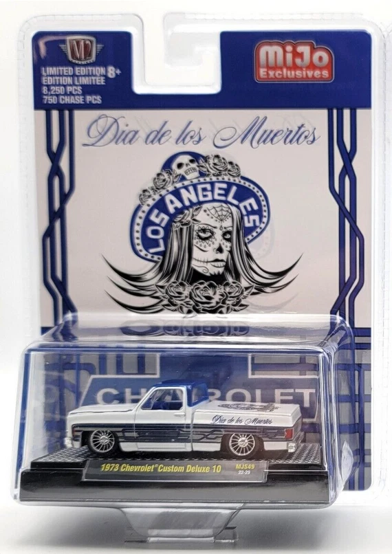 M2MACHINES - CHEVROLET Custom deluxe 10 1973 Dia de los muertos - 1/64 - M2M-... - Immagine 1 di 1