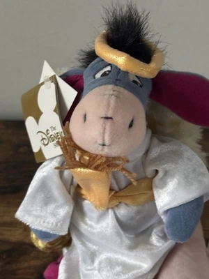 Disney Store 2000 Angel Eeyore Plush Winnie the Pooh Xmas Rare Vintage With Tag - Image 1 of 4