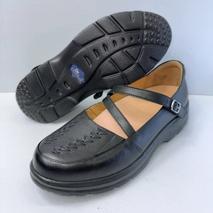 Dr. Scarpe casual per diabetici Comfort Betsy (4210) da donna misura 9,5 larghe in pelle nera - Foto 1 di 8