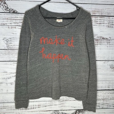 Sudadera Pullover Sundry Make It Happen Gráfica Bordada Para Mujer Pequeña (0) Foto 1 de 4
