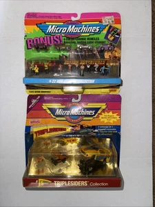 micro machines triplesiders & Men At Work Read Desc - Picture 1 of 13