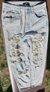 Riot High Rise Mom Jeans Size 6 Distressed Denim - Picture 1 of 3