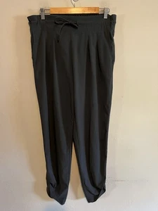 Prana Jogginghose Damen grau hoher Bund leicht Athleisure Outdoor Trail Lg - Bild 1 von 9