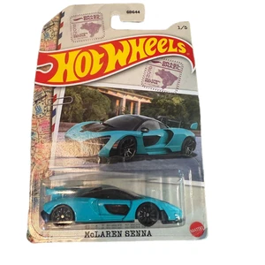 NEW Hot Wheels McLaren Senna – Passport Series 1/5 – Blue – Factory Sealed - Picture 1 of 4