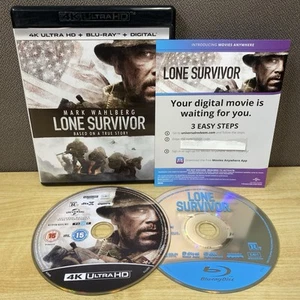 Lone Survivor UHD (4k Ultra HD + Blu-ray + 4K Digital) NO Slipcover - Picture 1 of 10