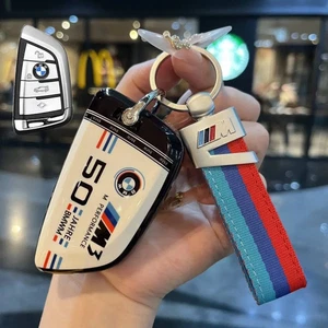 Zinc Alloy Key Fob Case Cover for BMW X3 X5 X6 Series 530i 3 4 5 6 7 i3 M4 M3 - Picture 1 of 7