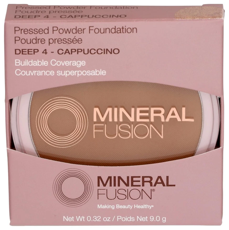 Mineral Fusion Pressed Powder Foundation, Deep 4  .32 oz - Image 1 of 4