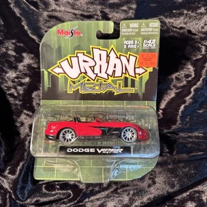 Maisto 25003 1:43 Urban Metal pressofuso rosso Dodge Viper SRT-10 Cabrio - Foto 1 di 3