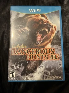Cabela's Dangerous Hunts 2013 (Nintendo Wii U, 2012) Mint Disc - Picture 1 of 4