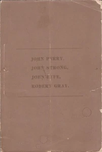 Genealogy / Memoranda Concerning Descendants of John Perry John Strong John 1st - Imagen 1 de 1
