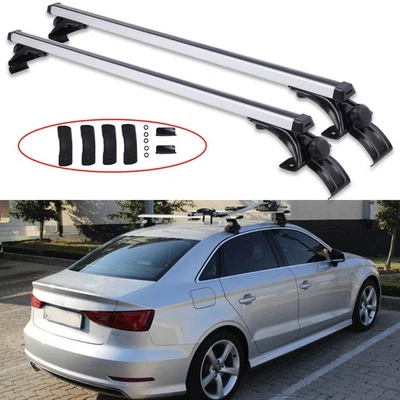 Portaequipajes de carga de aluminio para Audi A3 A4 A5 48" Foto 1 de 4