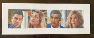 Impresión artística de Schitt’s Creek David Rose Alexis Johnny Moira Ashton Gallagher sdcc - Imagen 1 de 9