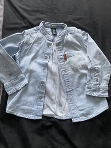 Boys H&M Denim Shirt Age2-3 Yeats - Picture 1 of 2