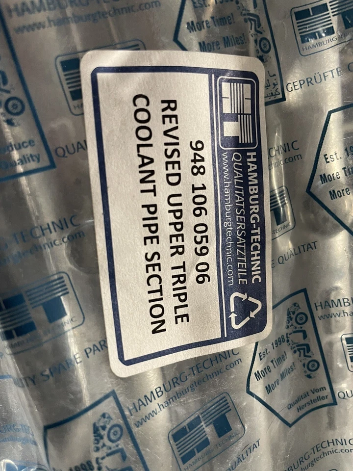 Porsche Cayenne 4.5L 2003-2006 Engine Heating Cooling Water Pipe Upper - Image 1 of 1