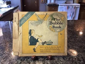 Antique 1917 THE BUBBLE BOOK BOOKS THAT SING 1 Harper Columbia Graphophone Vinyl - Imagen 1 de 23