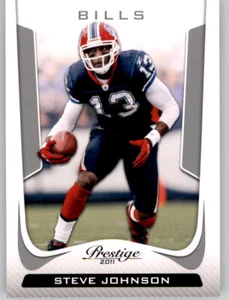 2011 Prestige Steve Johnson NFL PWE Base Card Bills #25 - Picture 1 of 2