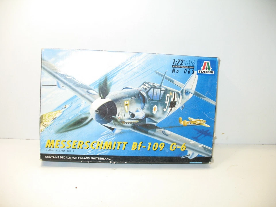 Italeri, Modellino Aereo Militare Messerschmitt Bf 109 Scala 1:72 - Immagine 1 di 2
