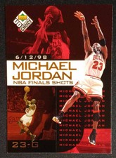 1998-99 UD Choice #5 Michael Jordan NBA Finals Shots Chicago Bulls NR-MINT++