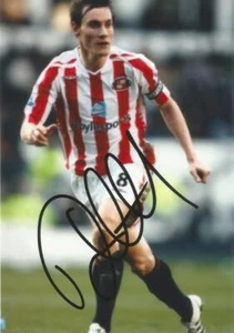 SUNDERLAND: DEAN WHITEHEAD SIGNED 6x4 ACTION PHOTO+COA - Picture 1 of 1