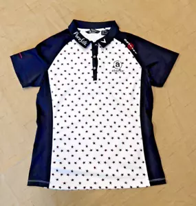 Abacus Golf Ladies Whit Stars Short Sleeved Polo Shirt / Size M / NEW / mv2283 - Bild 1 von 3