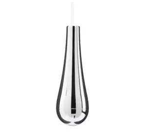Bathroom Light Pull Cord For Light Switch ~ Chrome Porcelain Modern Traditional - Picture 1 of 20