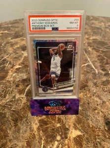 2023 PANINI DONRUSS OPTIC PREMIUM BOX SET #59 ANTHONY EDWARDS 46/249 PSA 8 - Picture 1 of 1