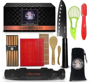 albino monkey Sushi Making Kit - Master Japanese Cuisine in Minutes - Picture 1 of 3