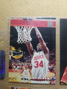Hakeem Olajuwon 1993 Topps Stadium Club Frequent Flyers #348 Houston Rockets - Picture 1 of 2
