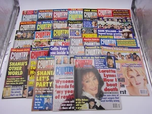 Country Weekly Music Magazines Alan Jackson Garth Brooks Reba 1998 Lot of 33 - Picture 1 of 19
