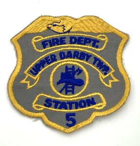 Vintage Upper Darby Township Pennsylvania Fire Dept - Station 5 Patch - Picture 1 of 2