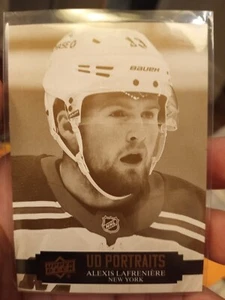 2021-22 Upper Deck Series 1 UC PORTRAITS ALEX LAFRENIERE P-6 RANGERS - Picture 1 of 2