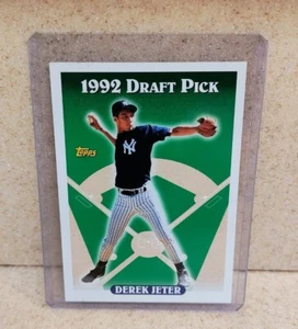 1993 Topps Derek Jeter 92 Draft Picks tarjeta de novato #98 - Yankees de Nueva York - Cortesía - Imagen 1 de 2