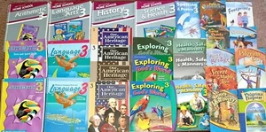 Abeka 3rd Grade Arithmetic Language Readers Health Student Teacher Set FB258 - Picture 1 of 11